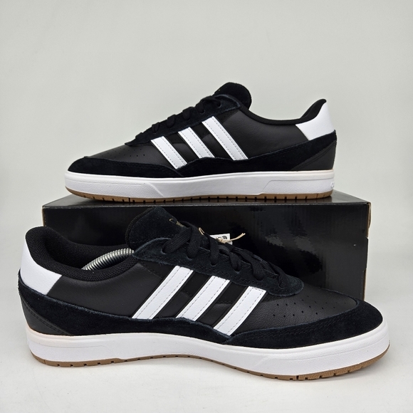 New Adidas Tyshawn 2 \'Black White Gum\' Men\'s Shoes Size 9